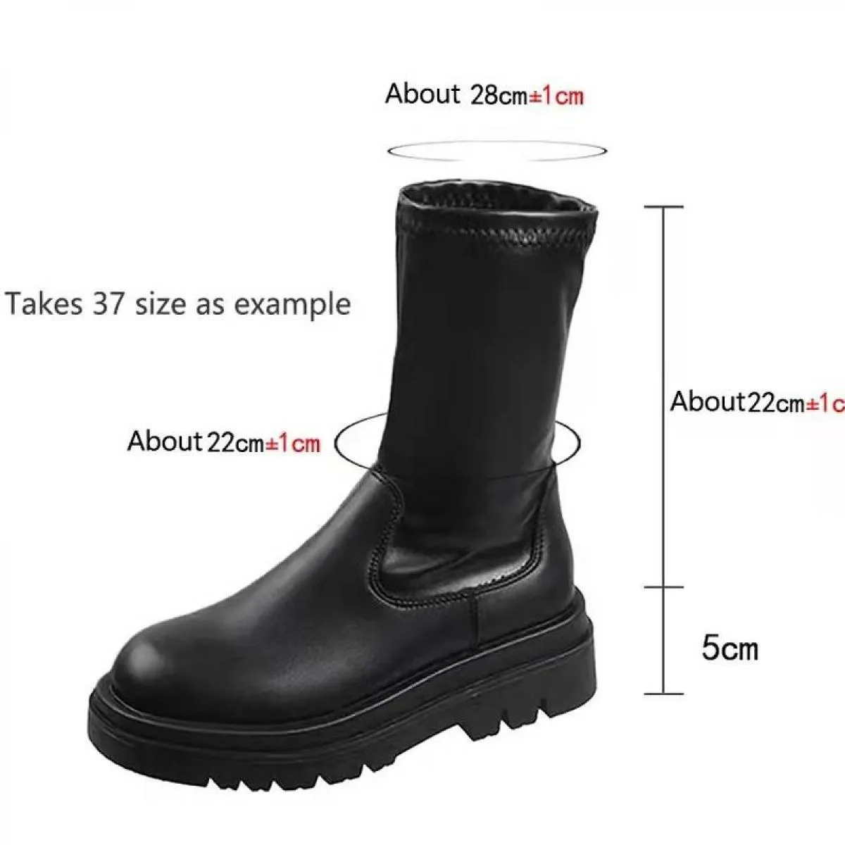 2022 Nuovo Inverno Neve Antiscivolo Piattaforma Donne Botas Designer Stretch Stivali Alti Tacchi Medi Partito Sopra Il Ginocchio