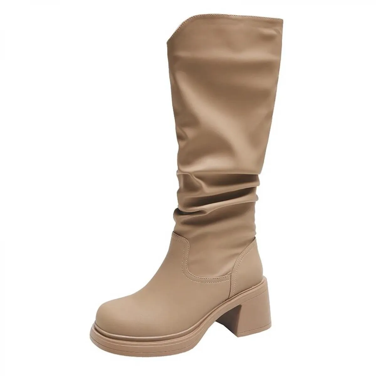2023 Moda Nuovo Autunno/Inverno Stivali Lunghi da Donna di Alta Qualità in Morbida Pelle da Donna Stivali da Cavaliere Casual So