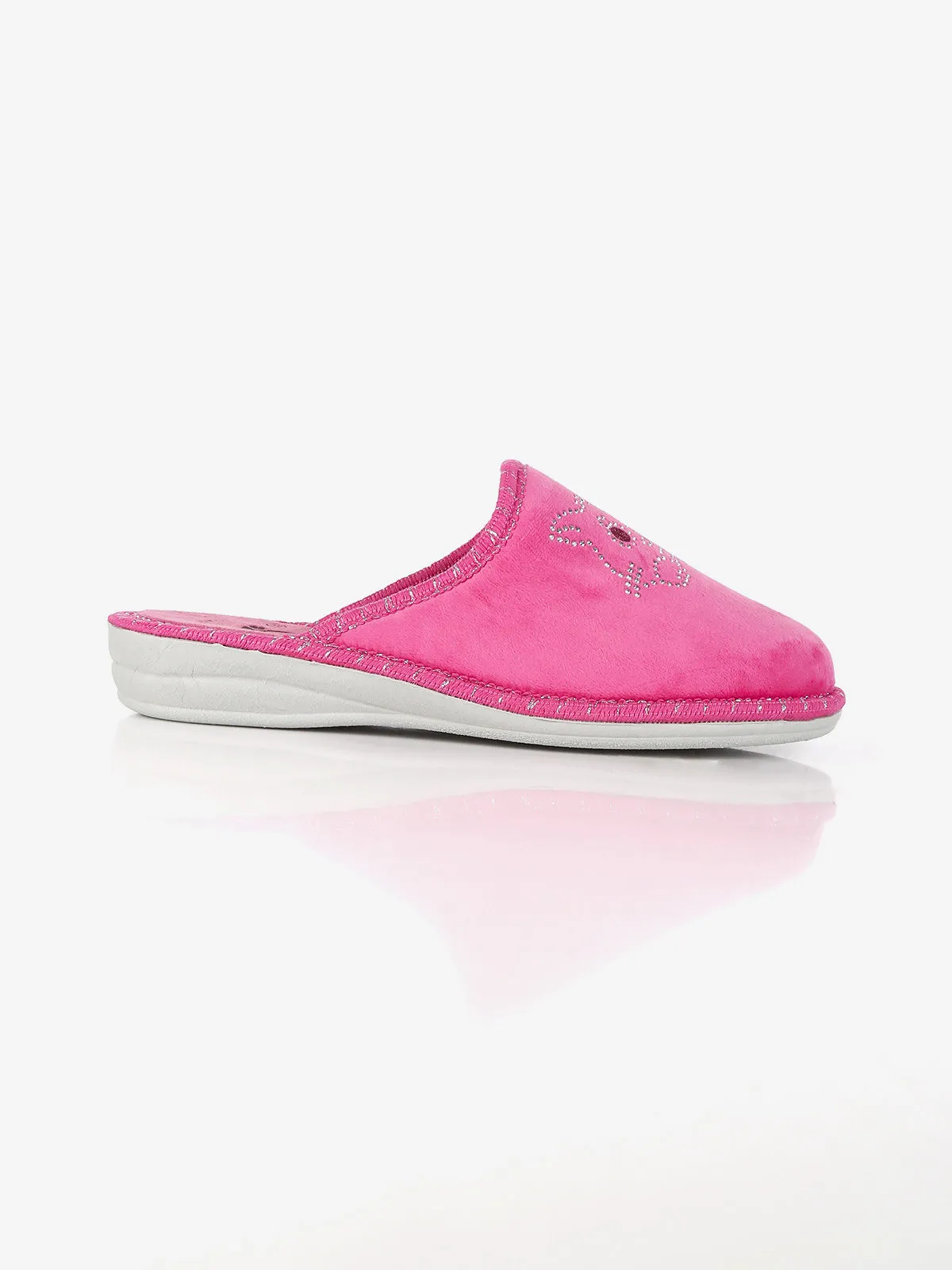 A Piedi Liberi Chaussons femme avec strass