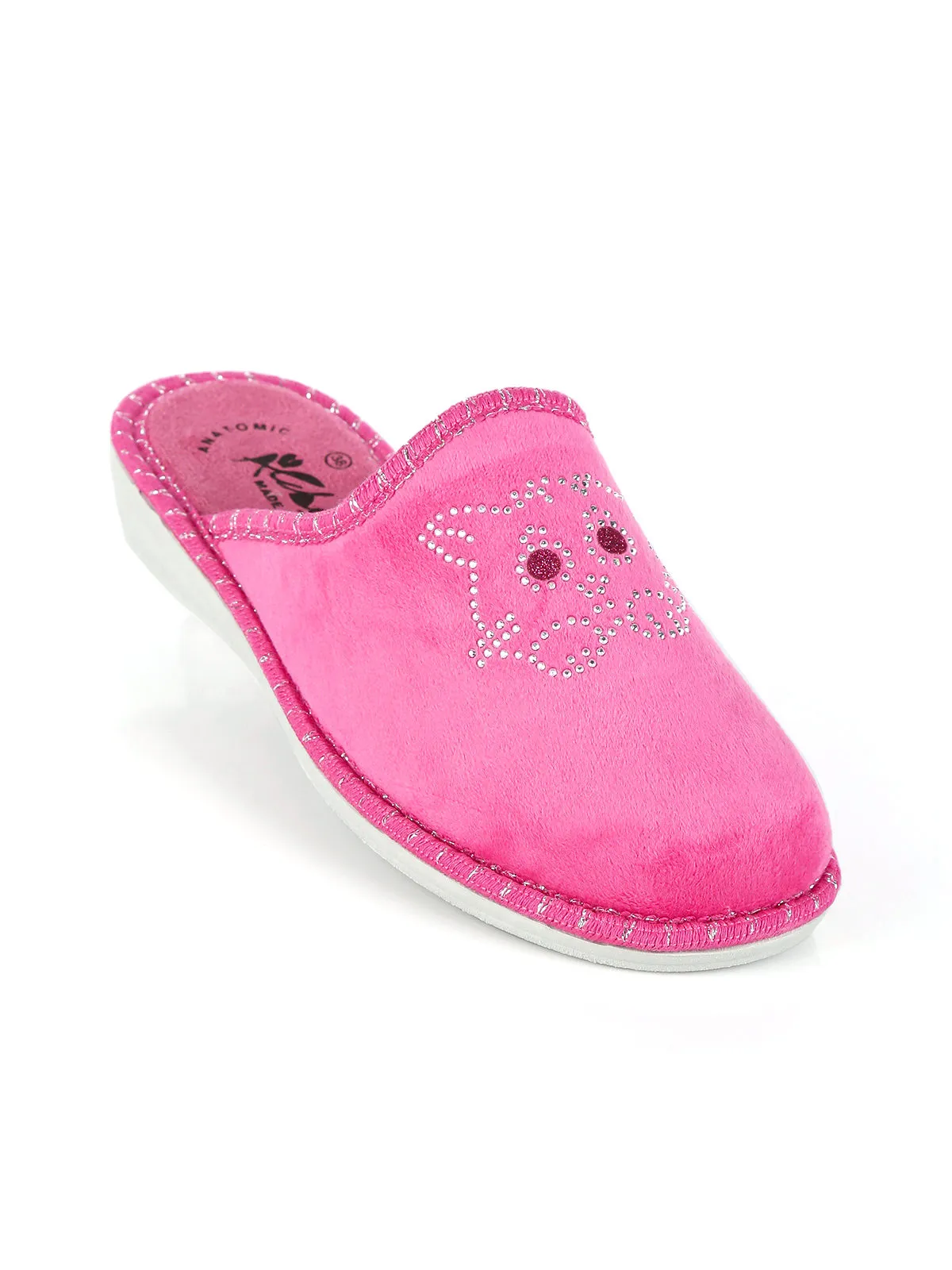 A Piedi Liberi Chaussons femme avec strass