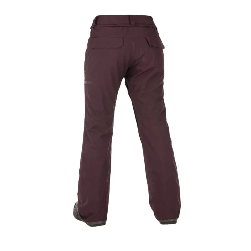 Donna Volcom know ins pantaloni da neve in gore-tex (BLACK PLUM)