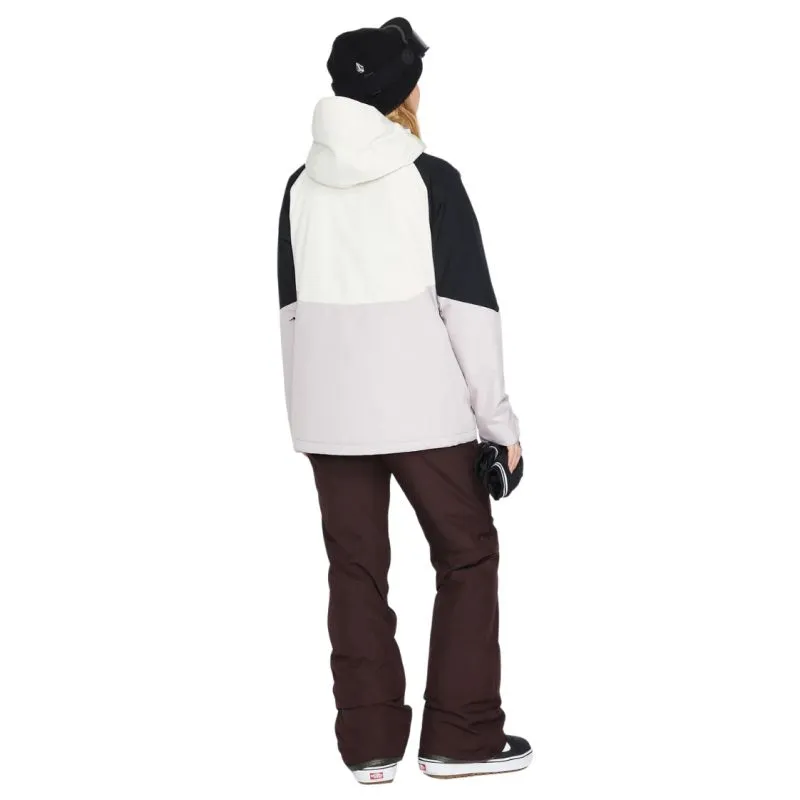 Donna Volcom know ins pantaloni da neve in gore-tex (BLACK PLUM)
