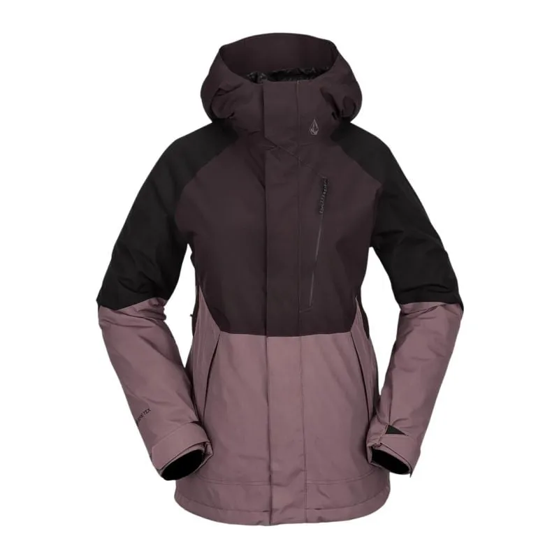 Giacca da neve Volcom ARIS INS GORE-Tex (BLACK PLUM) Donna