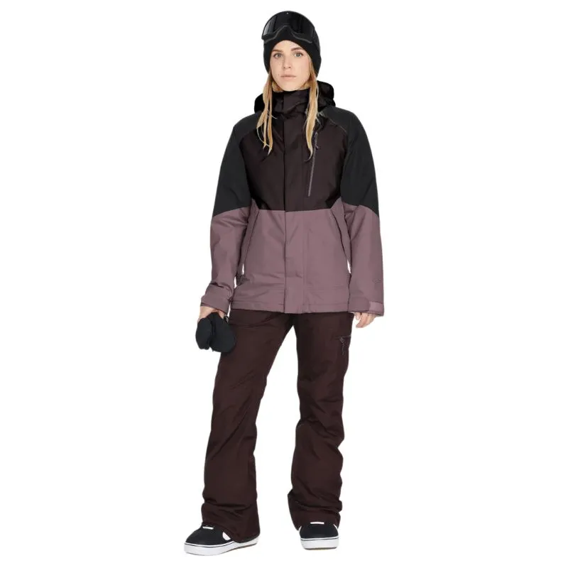 Giacca da neve Volcom ARIS INS GORE-Tex (BLACK PLUM) Donna