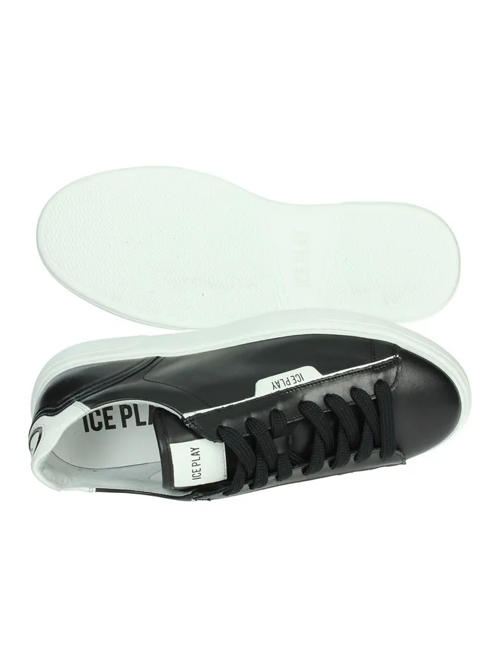 ICE PLAY  SNEAKERS BASSA TENDER001M/3L1 NERO/BIANCO