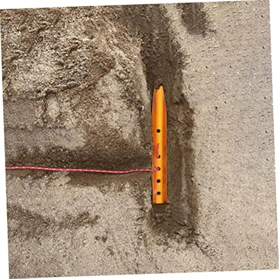 INOOMP 12 Pz Unghie da Spiaggia Accessorio Tenda Comodi Picchetti da Neve Pali da Neve Portatili Fornitura di Tende Picchetti pe