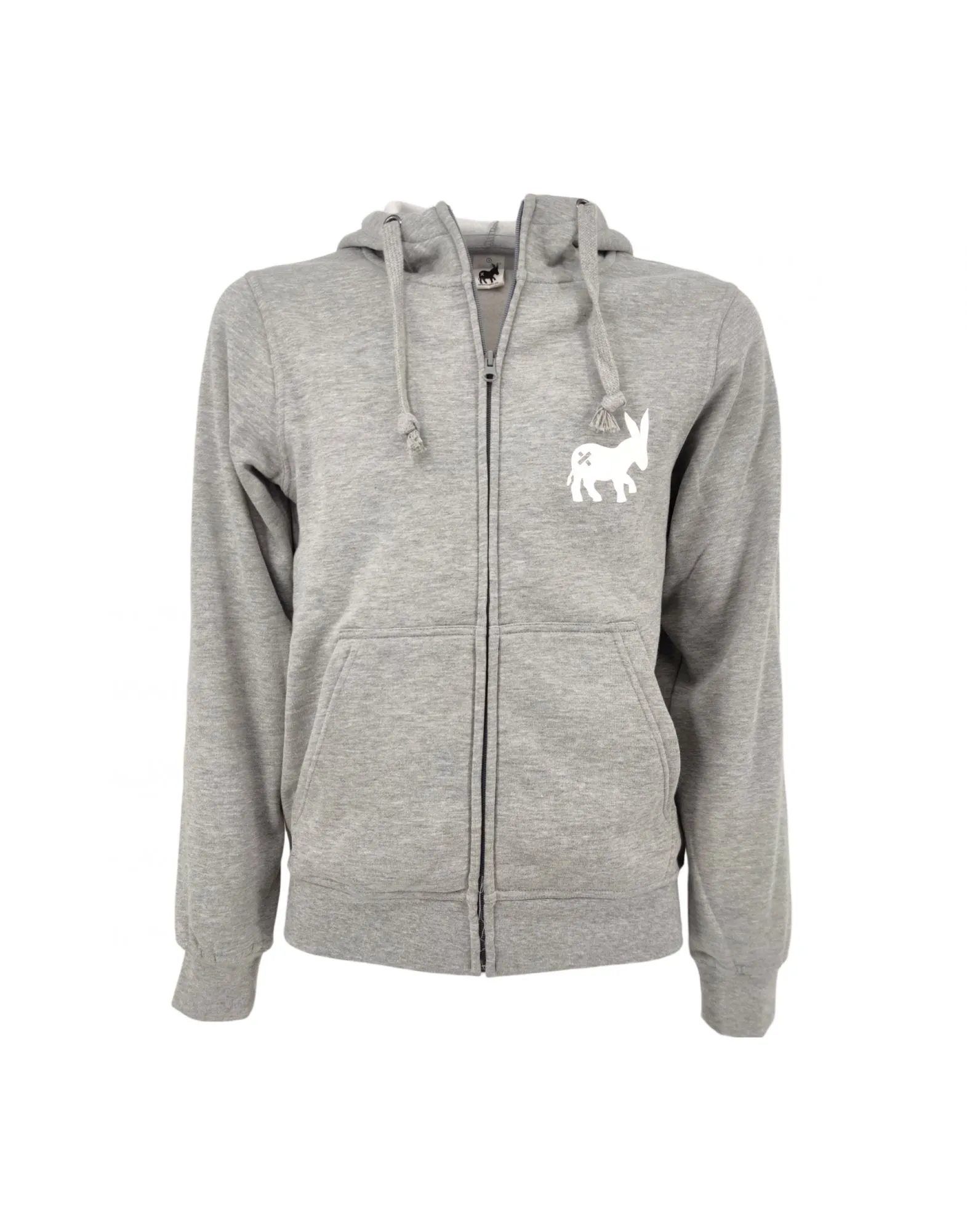 Maglia Hoodie Full-Zip Uomo Light Grey