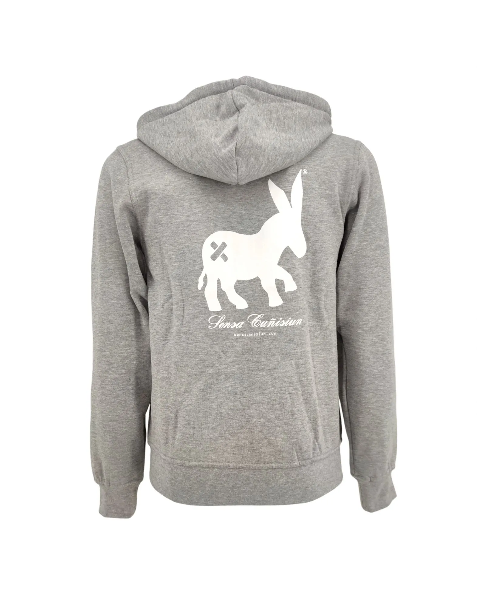 Maglia Hoodie Full-Zip Uomo Light Grey