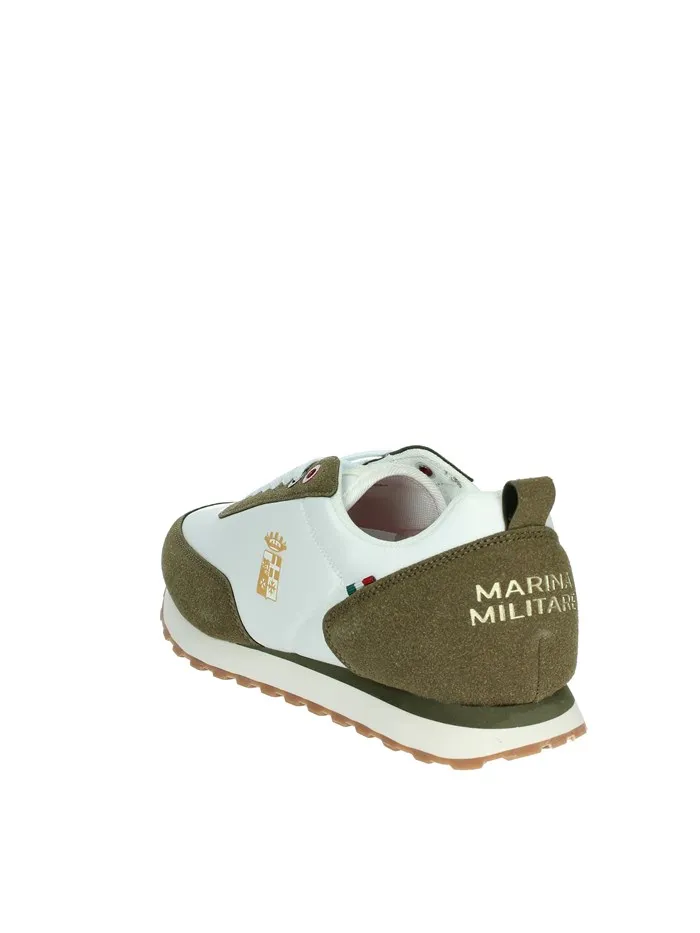 MARINA MILITARE  SNEAKERS BASSA MM1100 BIANCO/VERDONE