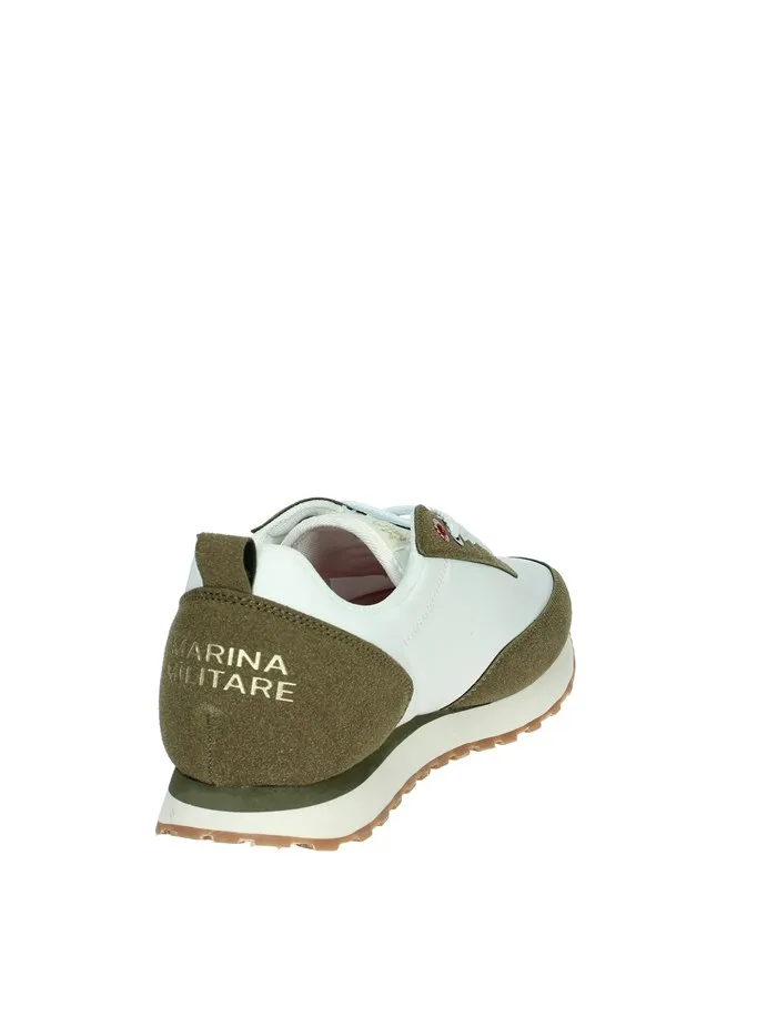 MARINA MILITARE  SNEAKERS BASSA MM1100 BIANCO/VERDONE
