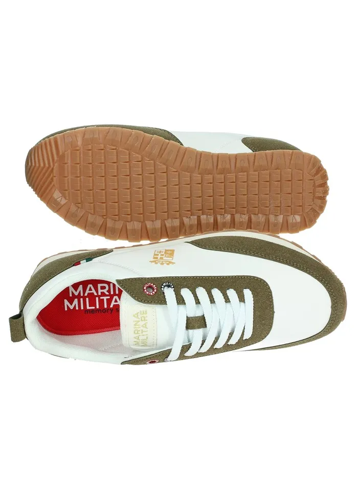 MARINA MILITARE  SNEAKERS BASSA MM1100 BIANCO/VERDONE
