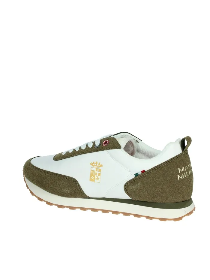 MARINA MILITARE  SNEAKERS BASSA MM1100 BIANCO/VERDONE