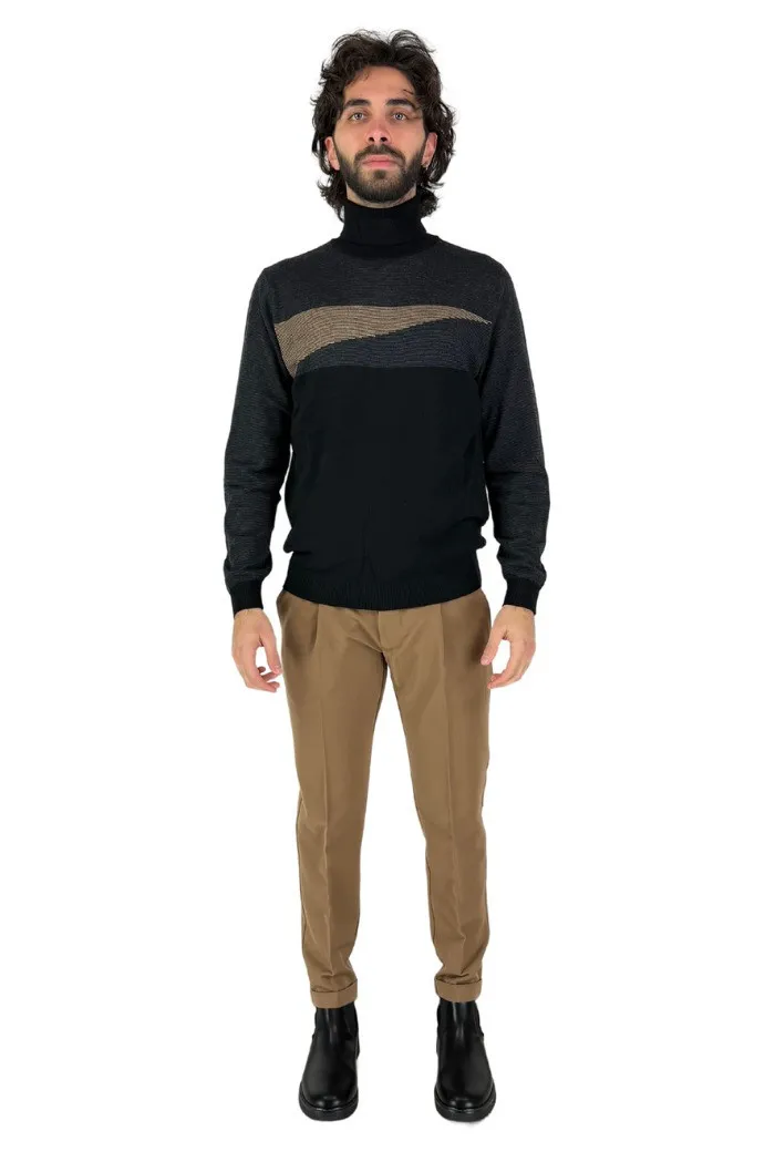 Markup pantalone con pences punto milano mk595136