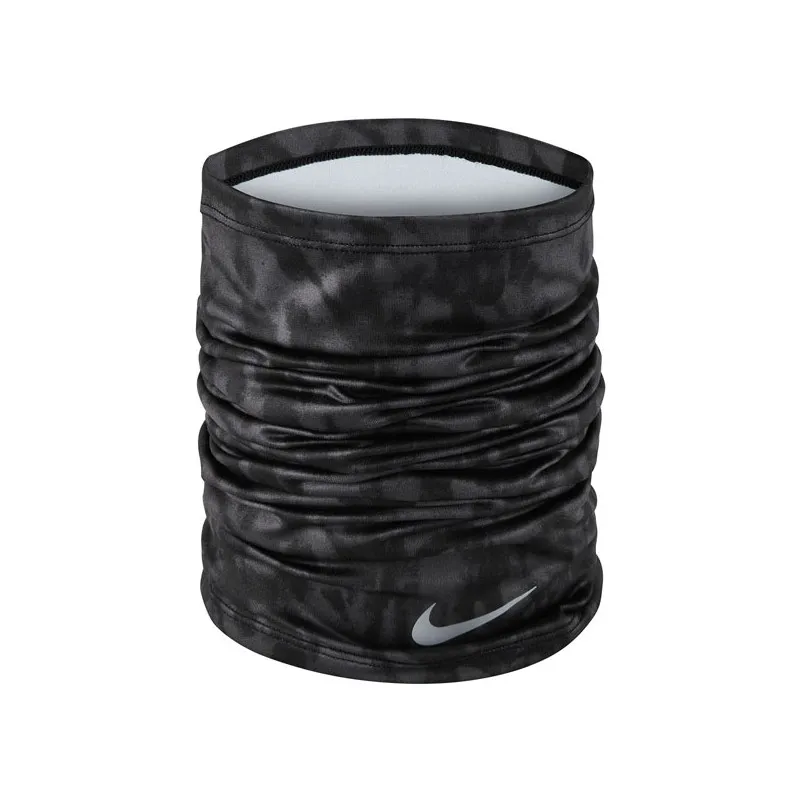 NIKE DRI-FIT NECK WRAP SCALDACOLLO TRAINING RUNNING - NERO/GRIGIO CAMOUFLAGE
