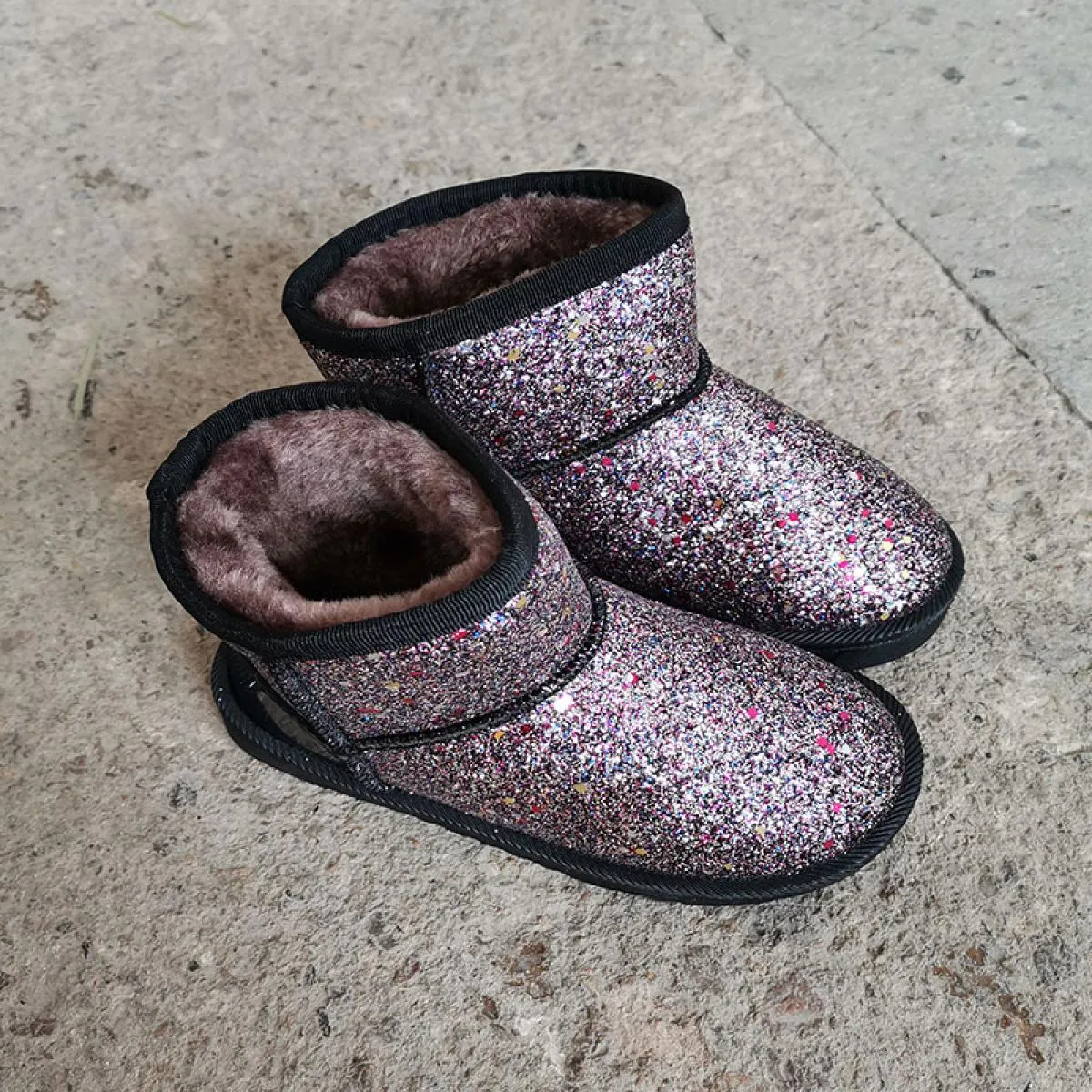 Nuovo arrivo Bling scarpe invernali per ragazze peluche stivali da bambino per bambini bambini che tengono al caldo stivali da n