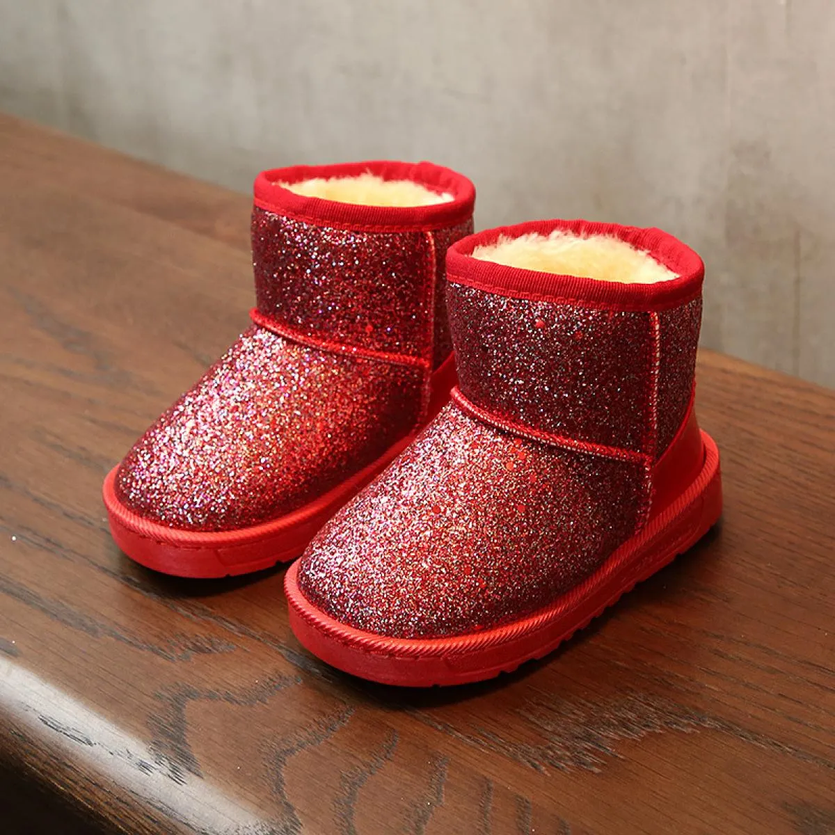 Nuovo arrivo Bling scarpe invernali per ragazze peluche stivali da bambino per bambini bambini che tengono al caldo stivali da n