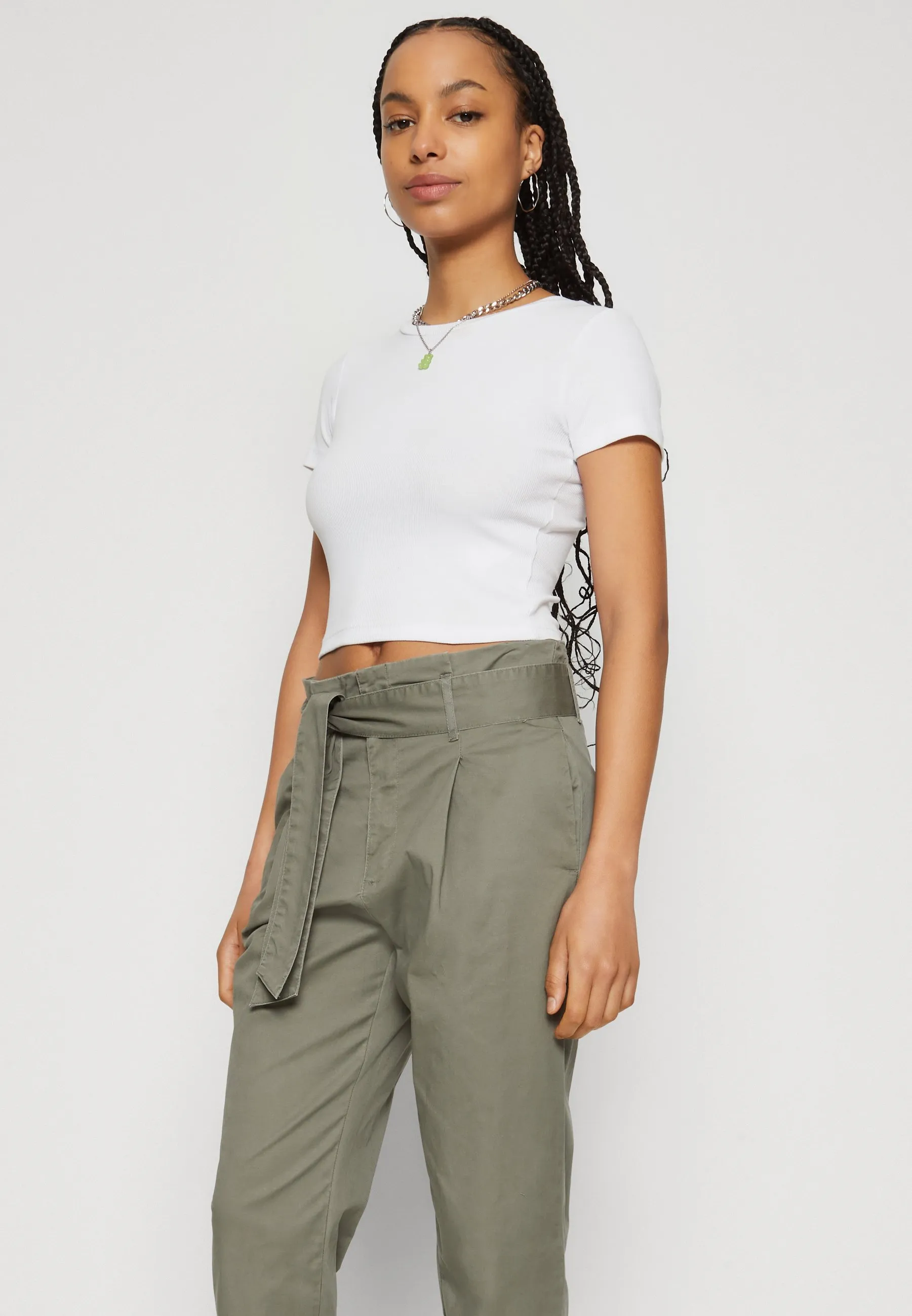 ONLSIBIE PAPERBAG BELT - Pantaloni