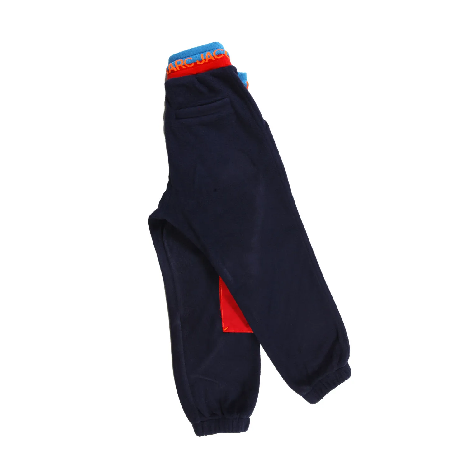 Pantalone Marc Jacobs Blu E Rosso In Pile Bambino