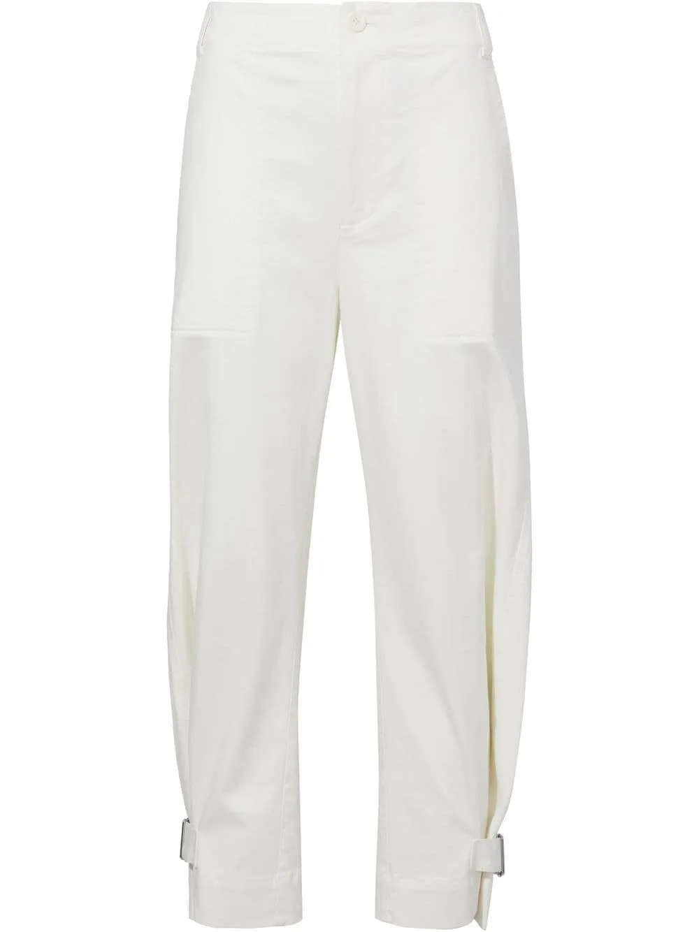 Pantaloni dritti in bianco - donna