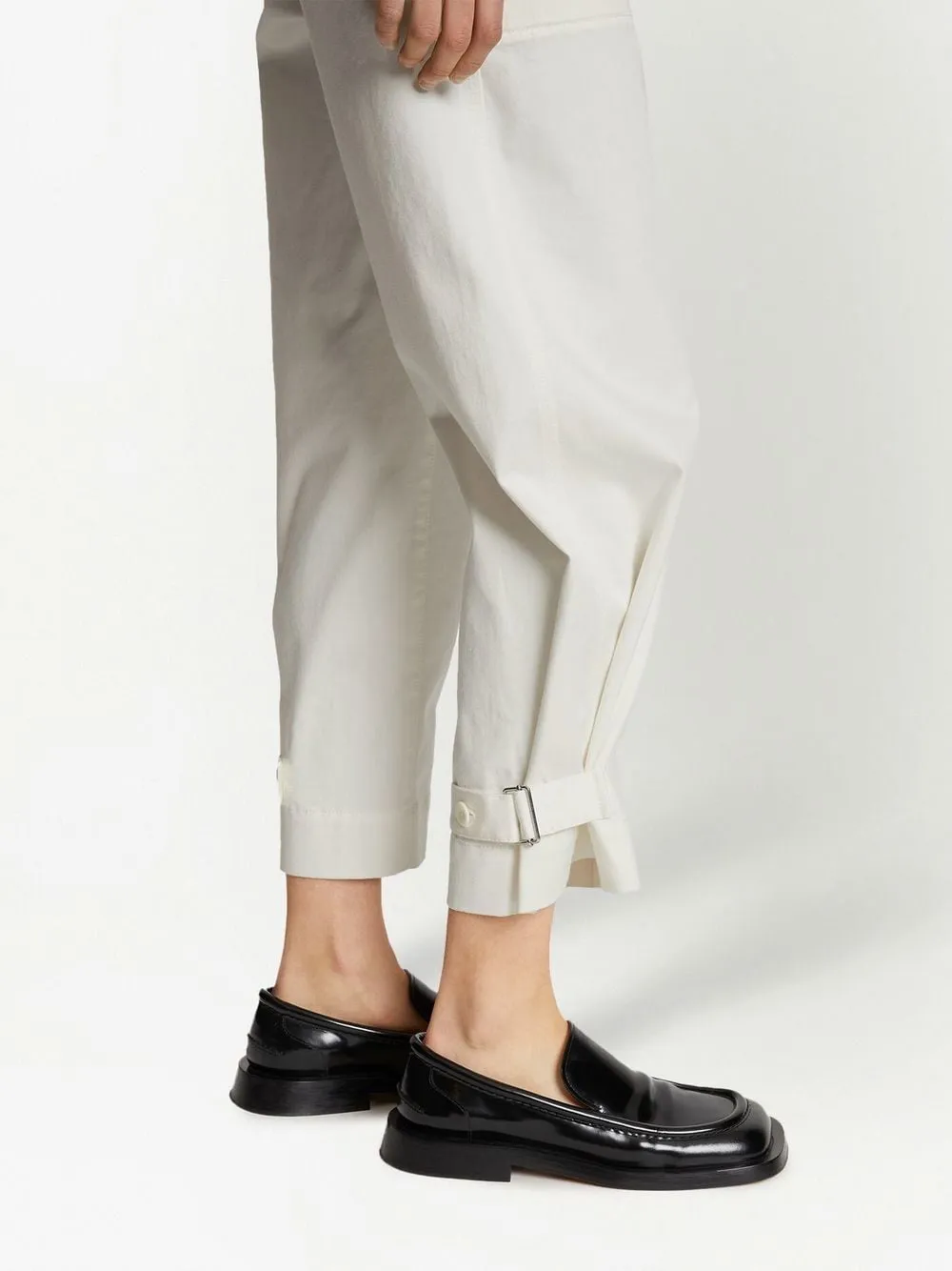 Pantaloni dritti in bianco - donna