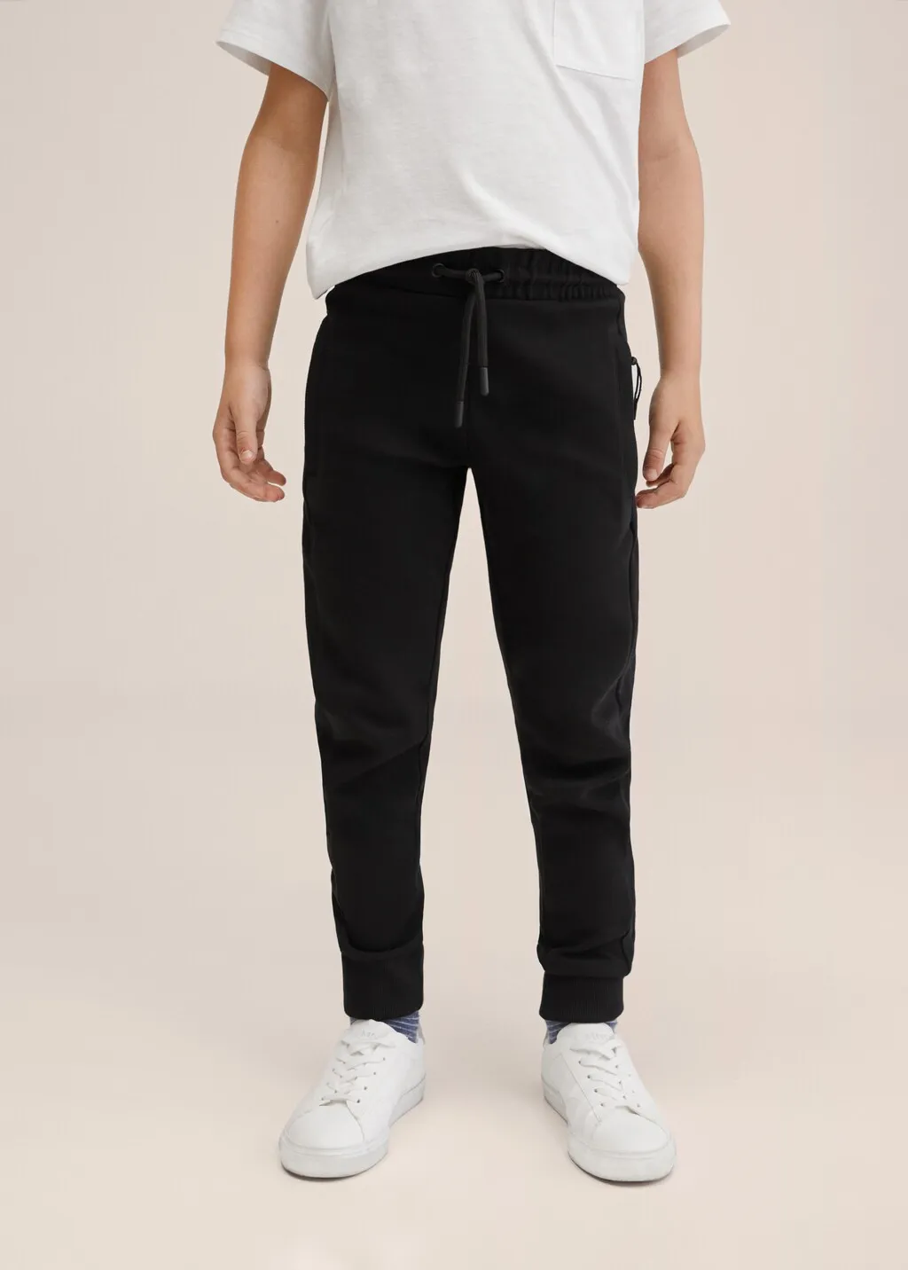 Pantaloni jogger tasche zip