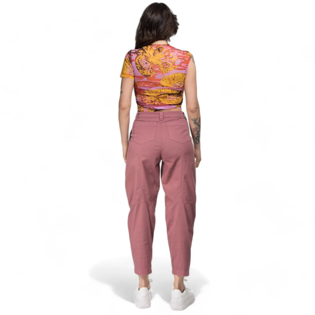 Pinko pantaloni carrot coccio