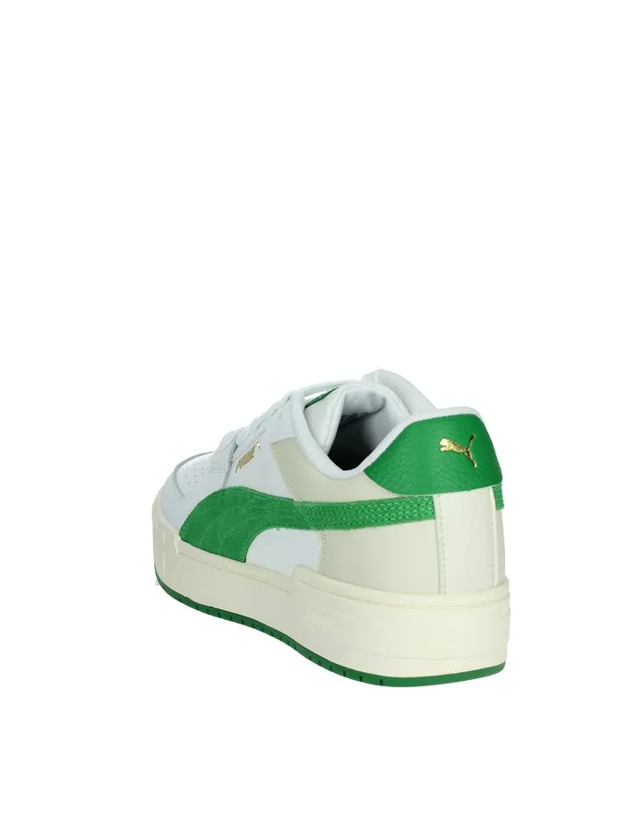 PUMA  SNEAKERS BASSA 387327 BIANCO/VERDE
