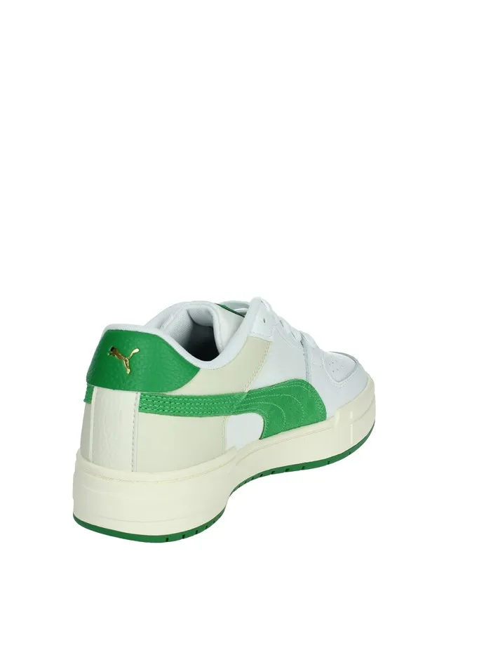 PUMA  SNEAKERS BASSA 387327 BIANCO/VERDE