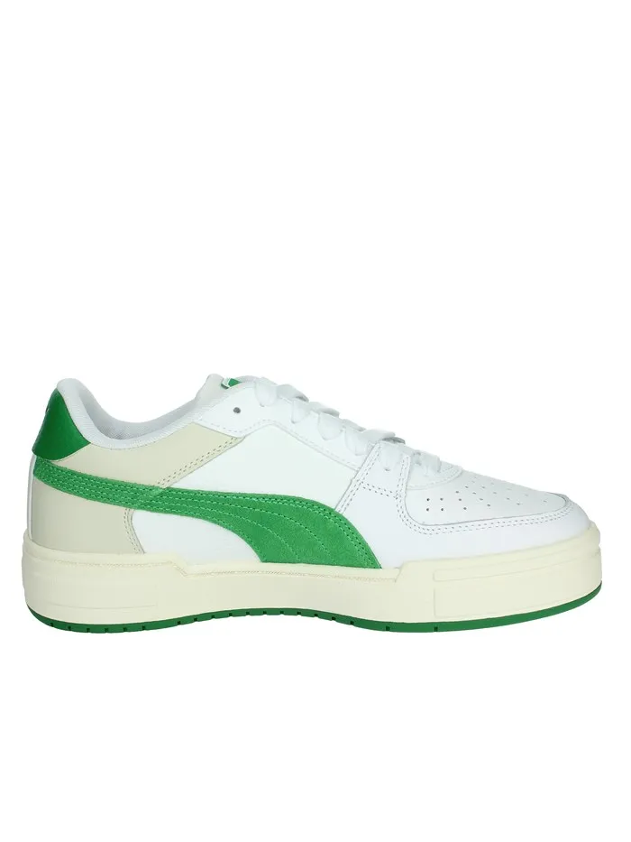 PUMA  SNEAKERS BASSA 387327 BIANCO/VERDE