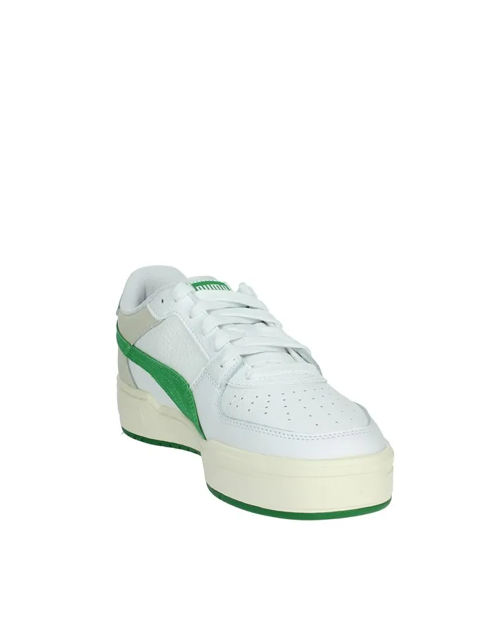 PUMA  SNEAKERS BASSA 387327 BIANCO/VERDE