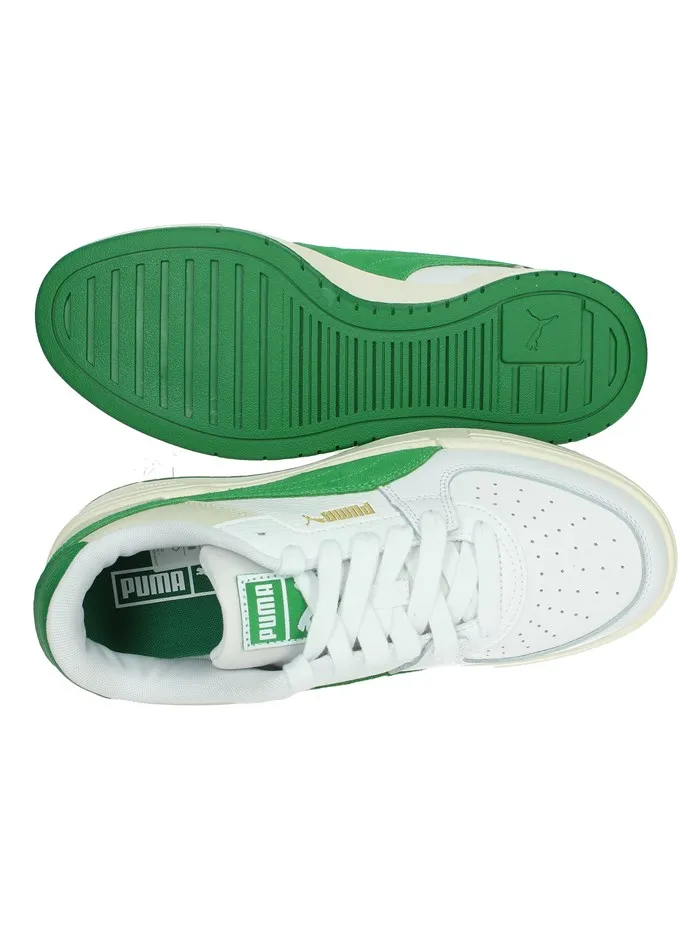 PUMA  SNEAKERS BASSA 387327 BIANCO/VERDE