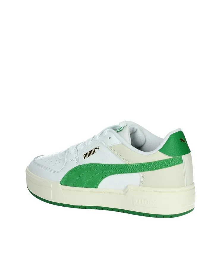 PUMA  SNEAKERS BASSA 387327 BIANCO/VERDE