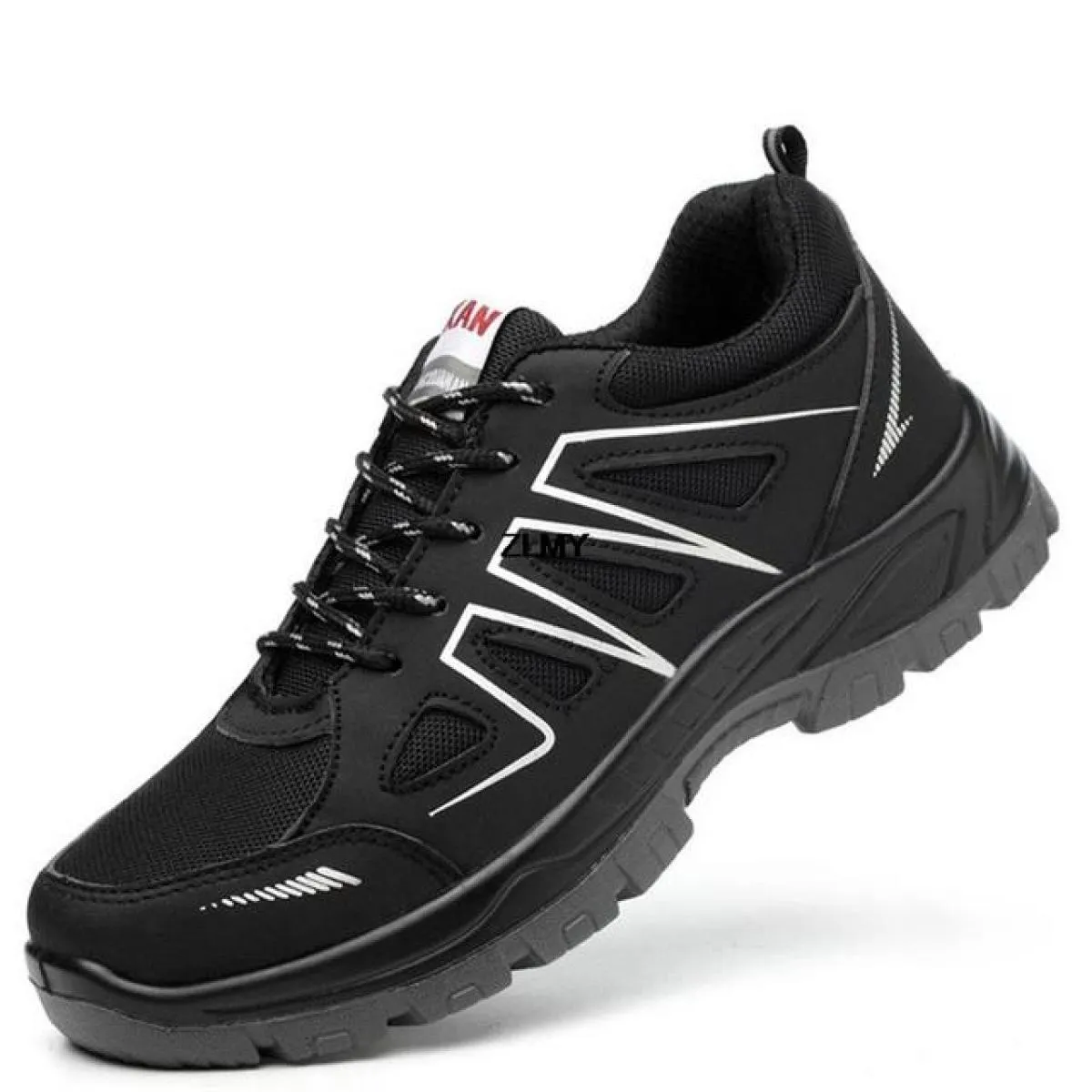 Scarpe antinfortunistiche da costruzione Stivali da lavoro antinfortunistici con punta in acciaio Scarpe da lavoro traspiranti a