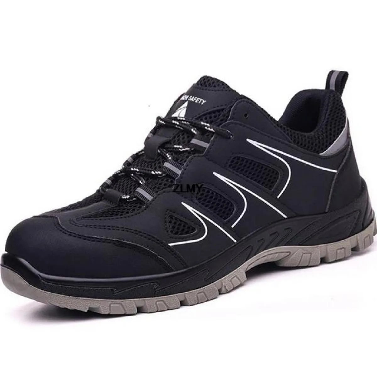 Scarpe antinfortunistiche da costruzione Stivali da lavoro antinfortunistici con punta in acciaio Scarpe da lavoro traspiranti a