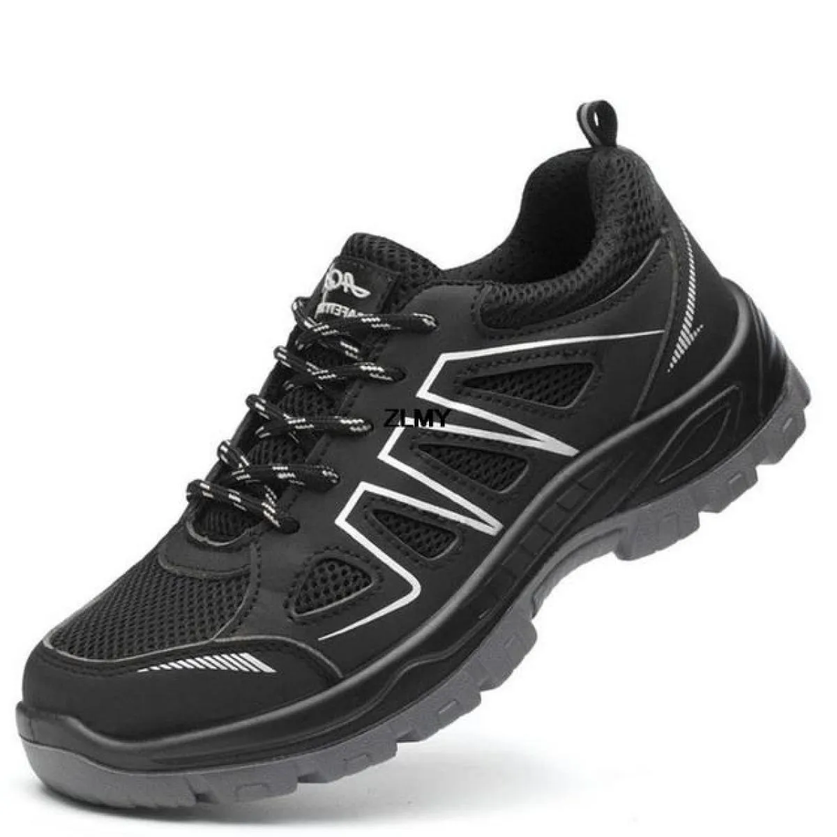Scarpe antinfortunistiche da costruzione Stivali da lavoro antinfortunistici con punta in acciaio Scarpe da lavoro traspiranti a