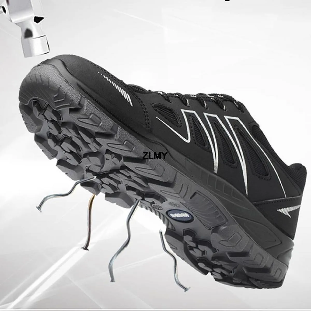 Scarpe antinfortunistiche da costruzione Stivali da lavoro antinfortunistici con punta in acciaio Scarpe da lavoro traspiranti a