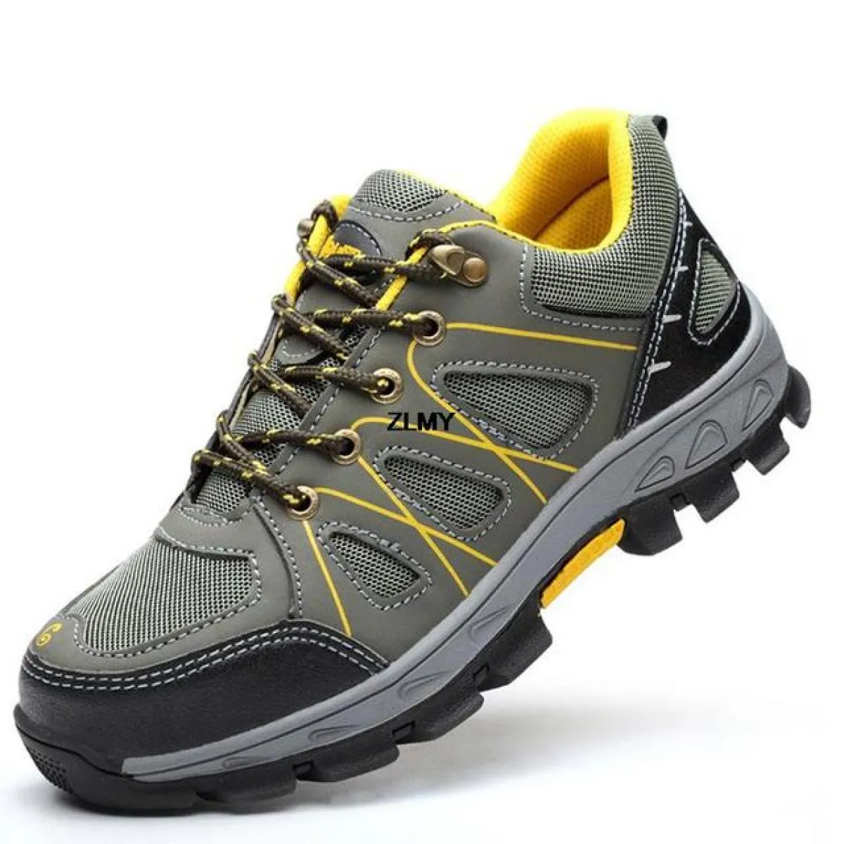 Scarpe antinfortunistiche da costruzione Stivali da lavoro antinfortunistici con punta in acciaio Scarpe da lavoro traspiranti a