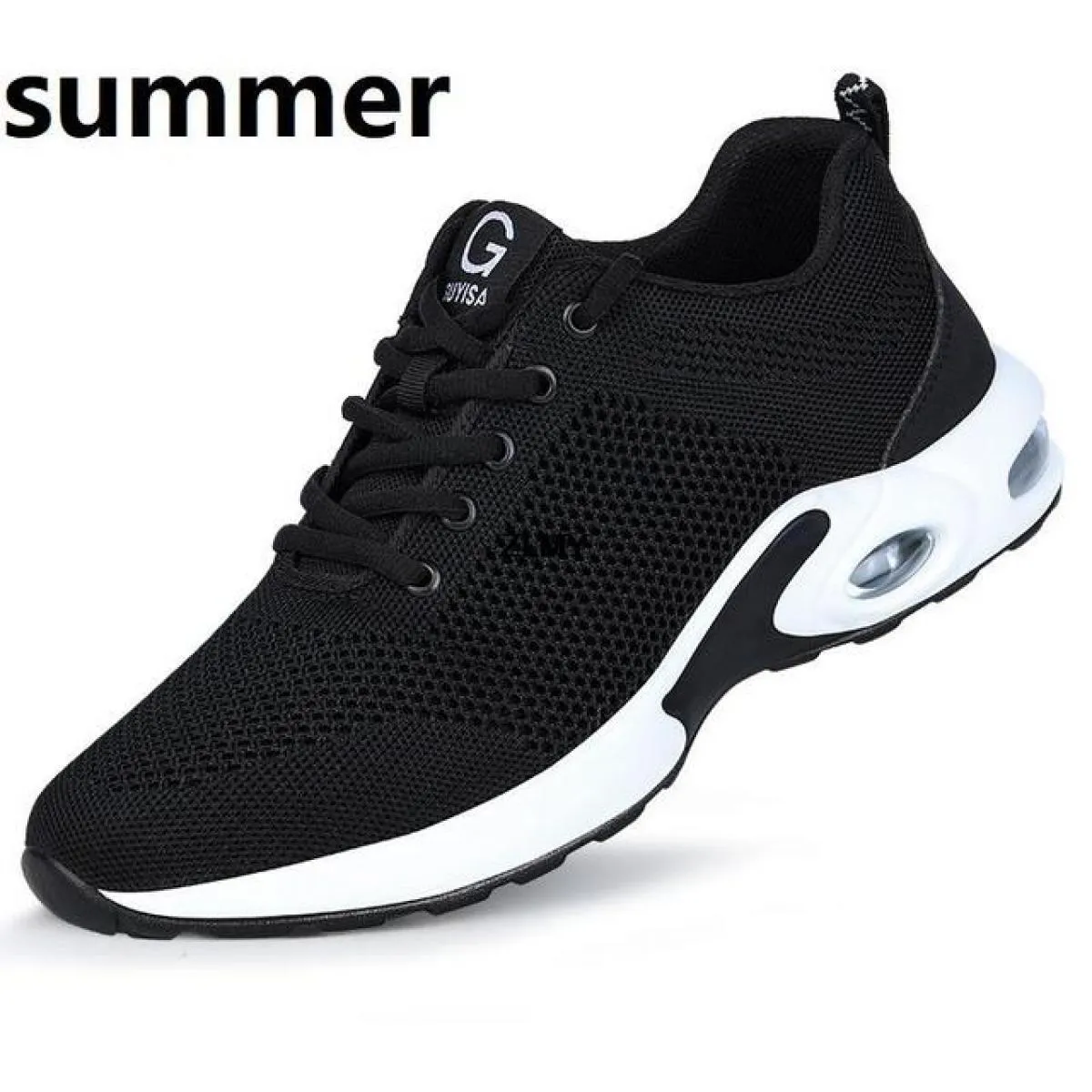 Scarpe antinfortunistiche da uomo con cuscino d'aria per uomo Stivali antinfortunistici da lavoro con punta in acciaio Scarpe da