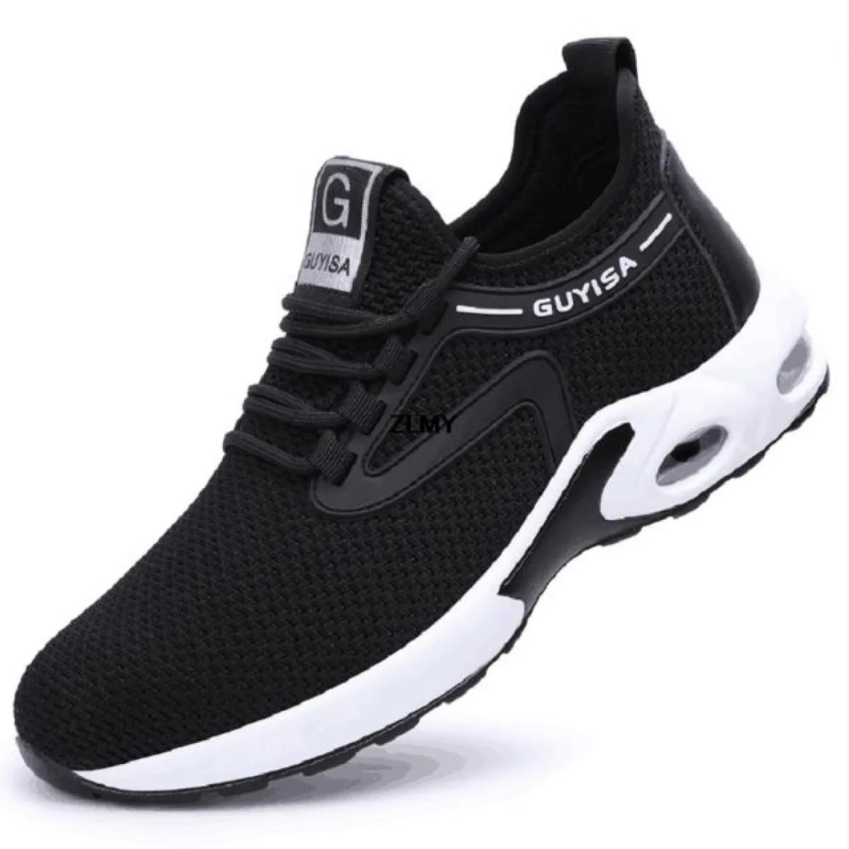 Scarpe antinfortunistiche da uomo con cuscino d'aria per uomo Stivali antinfortunistici da lavoro con punta in acciaio Scarpe da