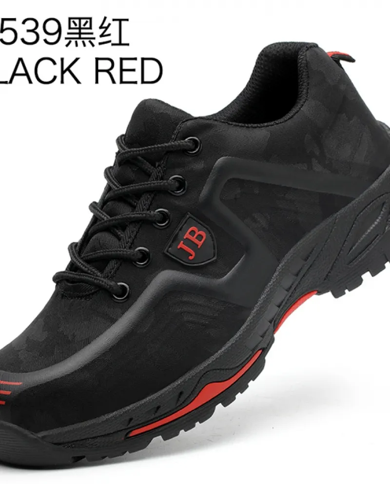 Scarpe da lavoro Leggere e traspiranti Scarpe Steeltoed alla moda Produzione di scarpe antinfortunistiche Stivali da uomo allin