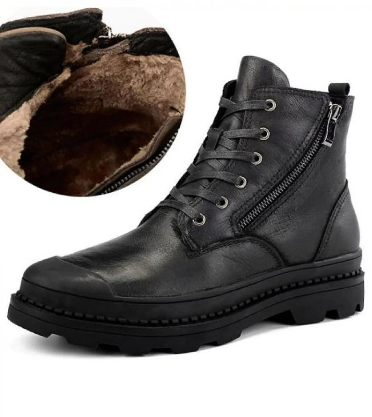 Stivali da motociclista da uomo retrò Scarpe da motociclista impermeabili in vera pelle 47 Abbigliamento da escursionismo maschi