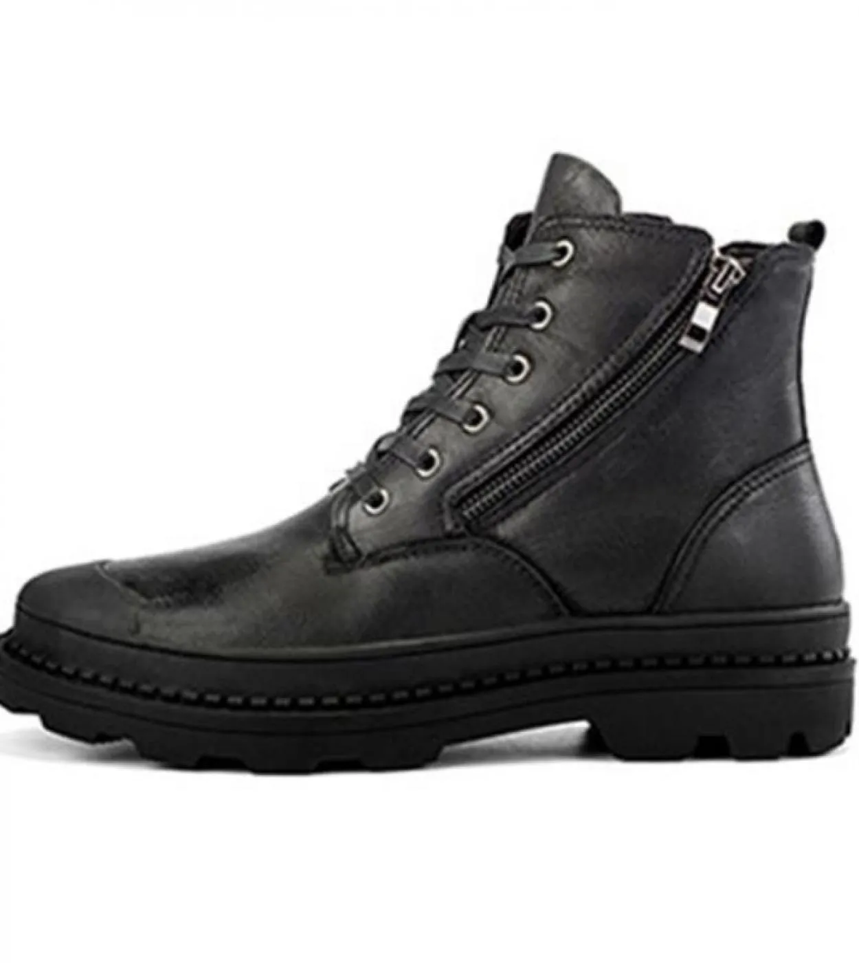 Stivali da motociclista da uomo retrò Scarpe da motociclista impermeabili in vera pelle 47 Abbigliamento da escursionismo maschi