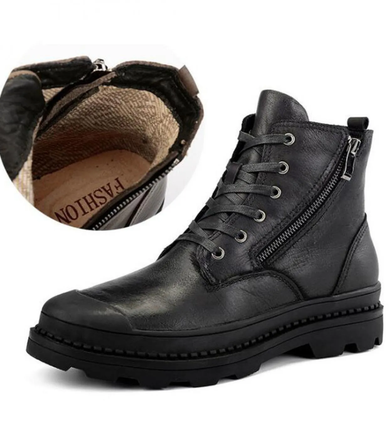 Stivali da motociclista da uomo retrò Scarpe da motociclista impermeabili in vera pelle 47 Abbigliamento da escursionismo maschi