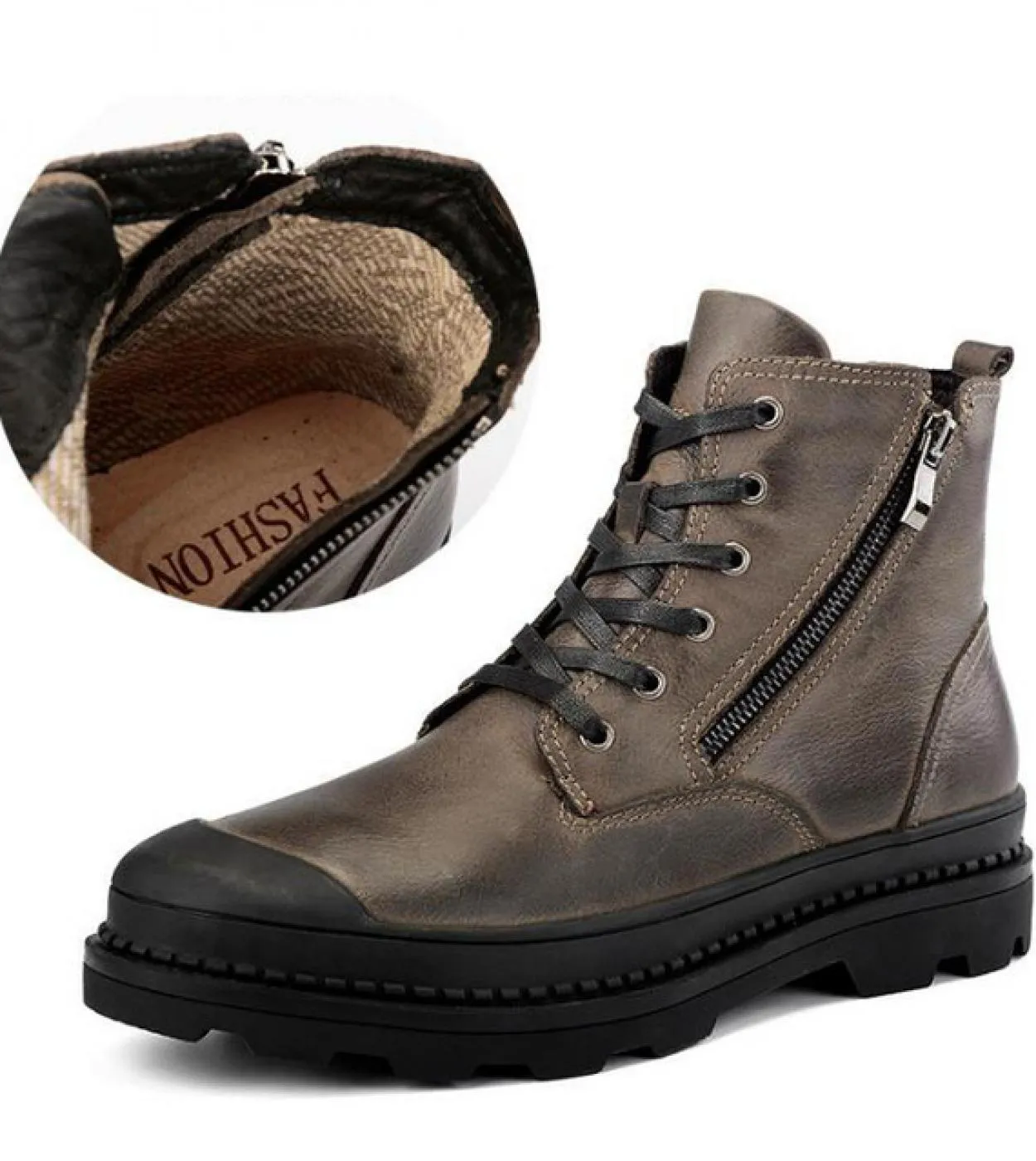 Stivali da motociclista da uomo retrò Scarpe da motociclista impermeabili in vera pelle 47 Abbigliamento da escursionismo maschi