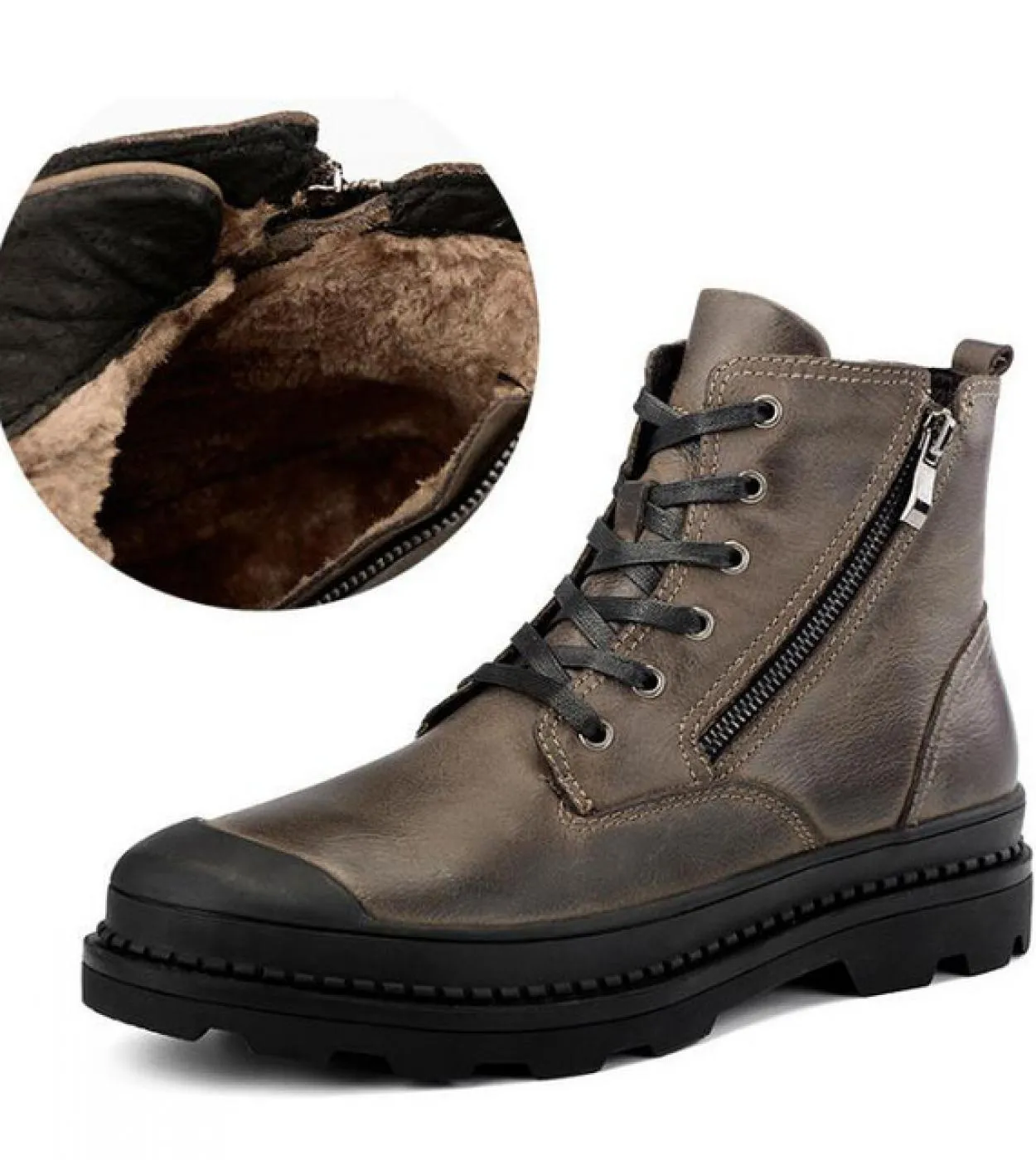 Stivali da motociclista da uomo retrò Scarpe da motociclista impermeabili in vera pelle 47 Abbigliamento da escursionismo maschi