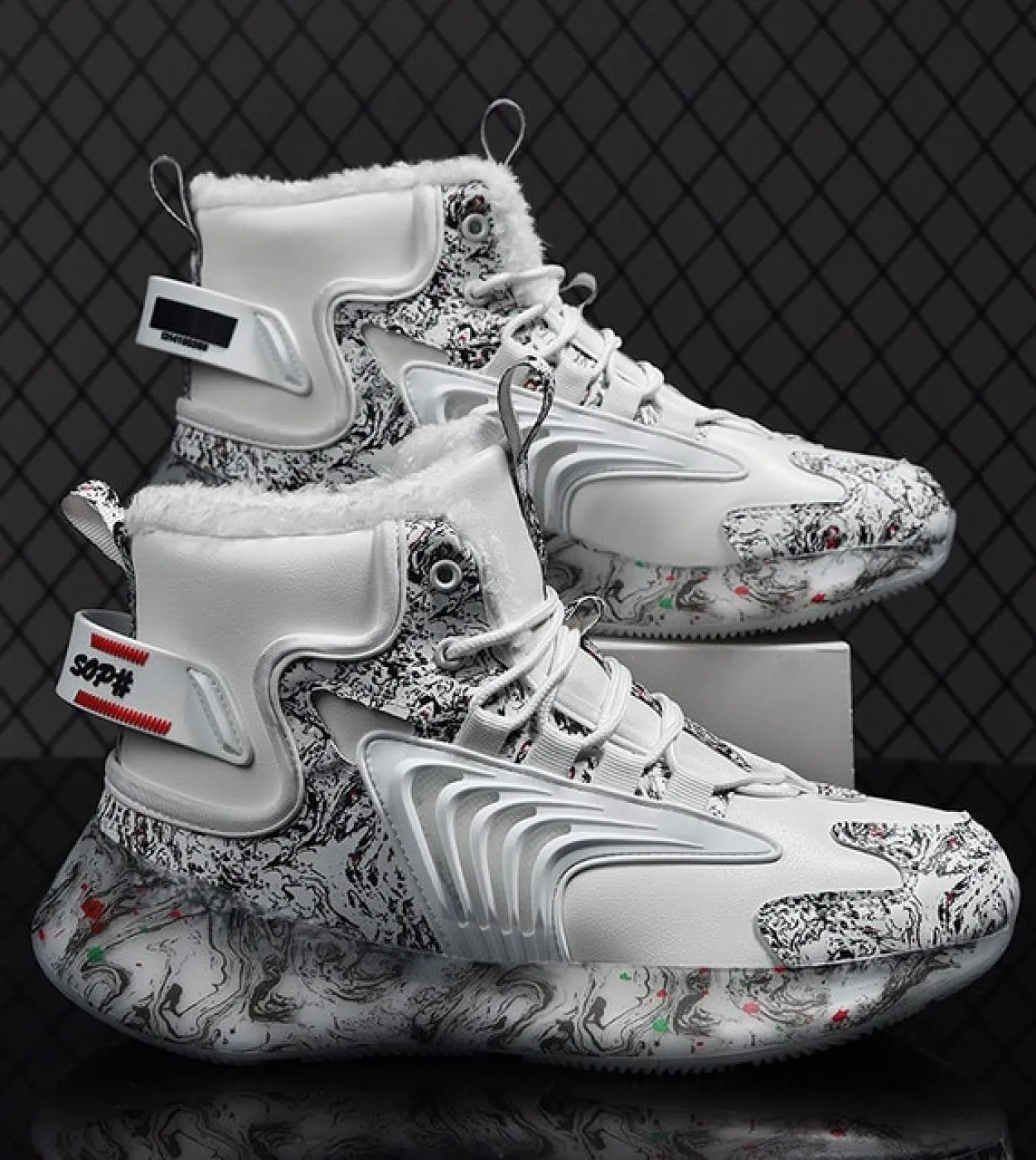 Stivali da uomo 2022 nuove pantofole invernali scarpe da uomo calde scarpe da ginnastica in peluche antiscivolo impermeabili sca