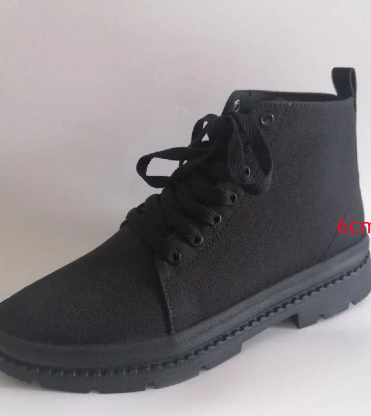 Stivali di tela da uomo con tacco invisibile Sicurezza 8 cm Scarpe outdoor da uomo aumentate 6 cm Stivale da uomo sollevato da u