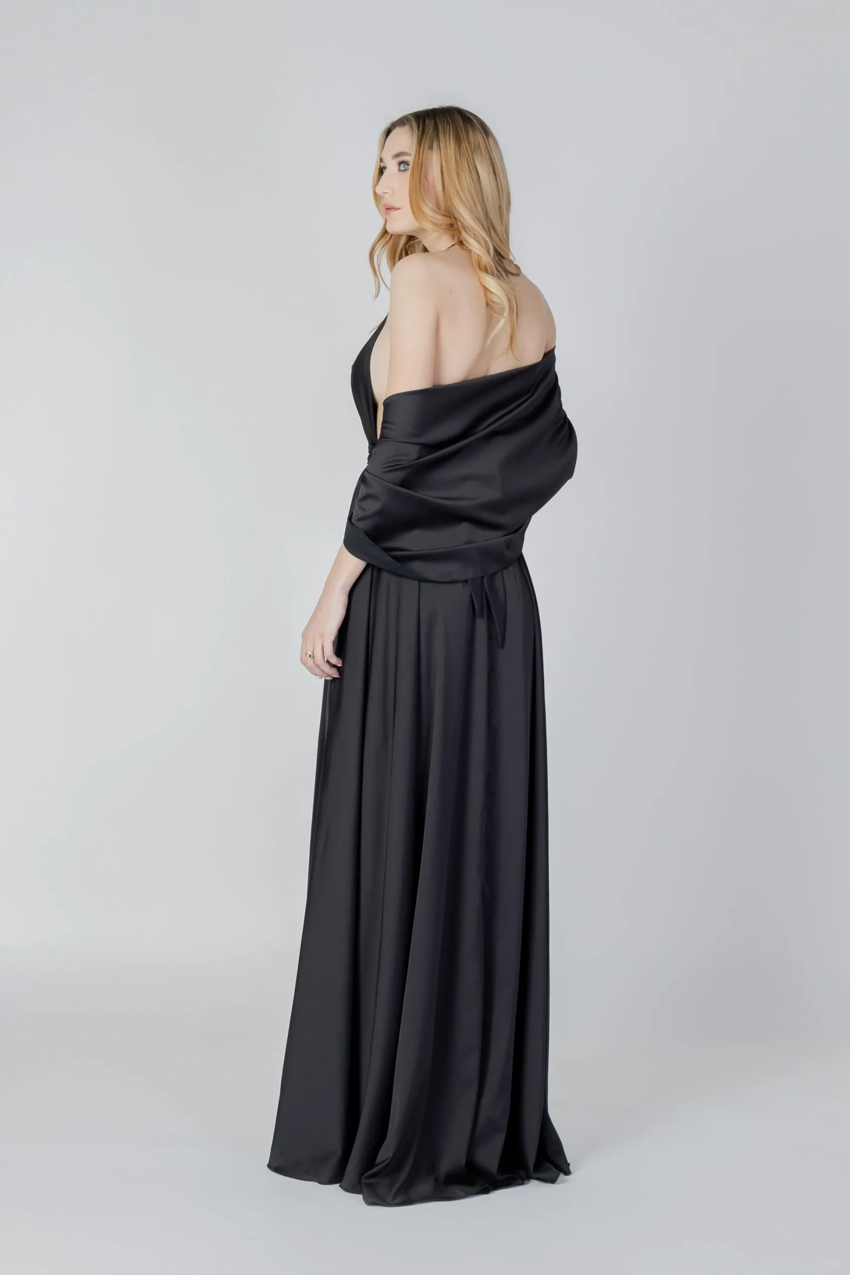 Stola Sol Wears Women TINTA UNITA Nero